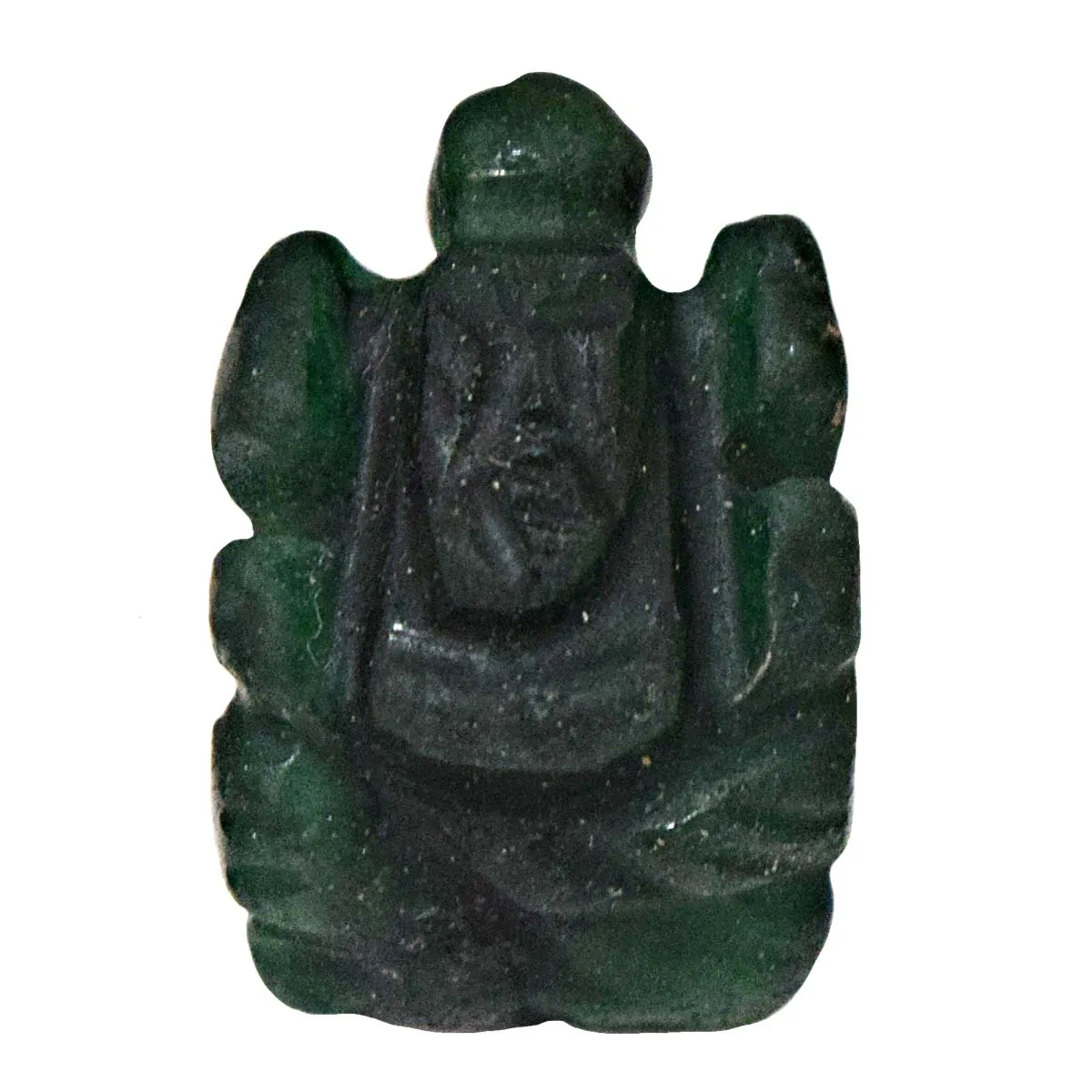 31.73 cts Lord Ganesh God Ganpati Ganesha Real Natural Jade Idol Murti (SGP61)