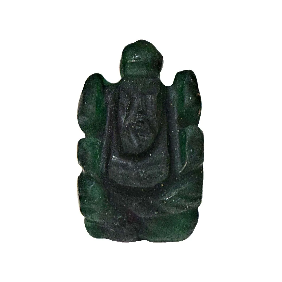 31.73 cts Lord Ganesh God Ganpati Ganesha Real Natural Jade Idol Murti (SGP61)