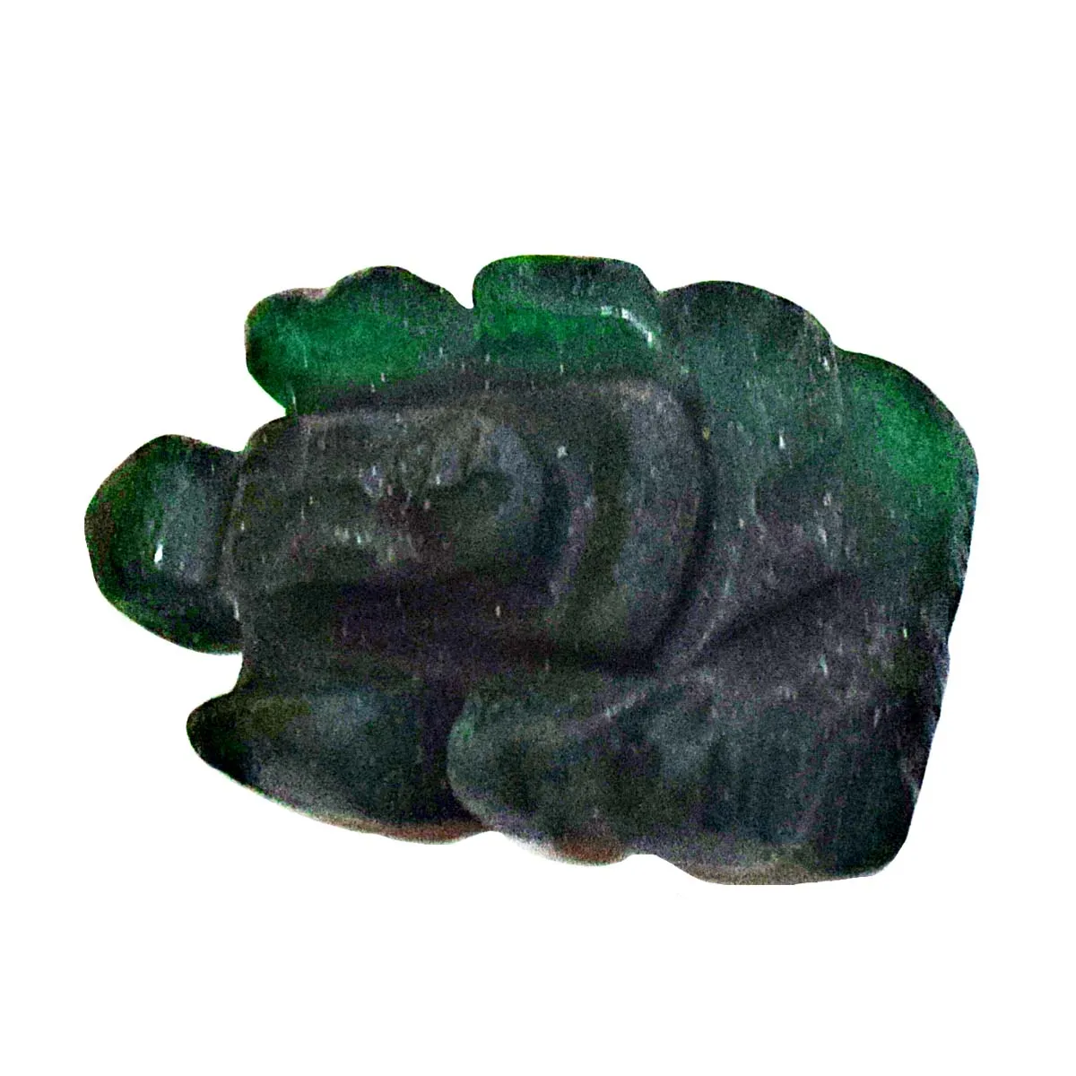 31.73 cts Lord Ganesh God Ganpati Ganesha Real Natural Jade Idol Murti (SGP61)