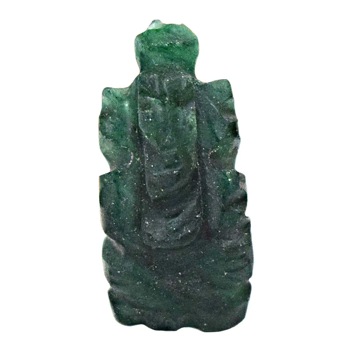 21.69 cts Lord Ganesh God Ganpati Ganesha Real Natural Jade Idol Murti (SGP62)