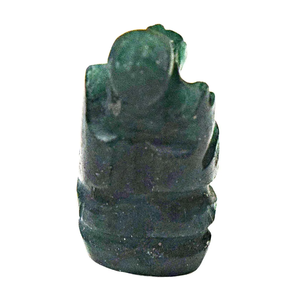 21.69 cts Lord Ganesh God Ganpati Ganesha Real Natural Jade Idol Murti (SGP62)