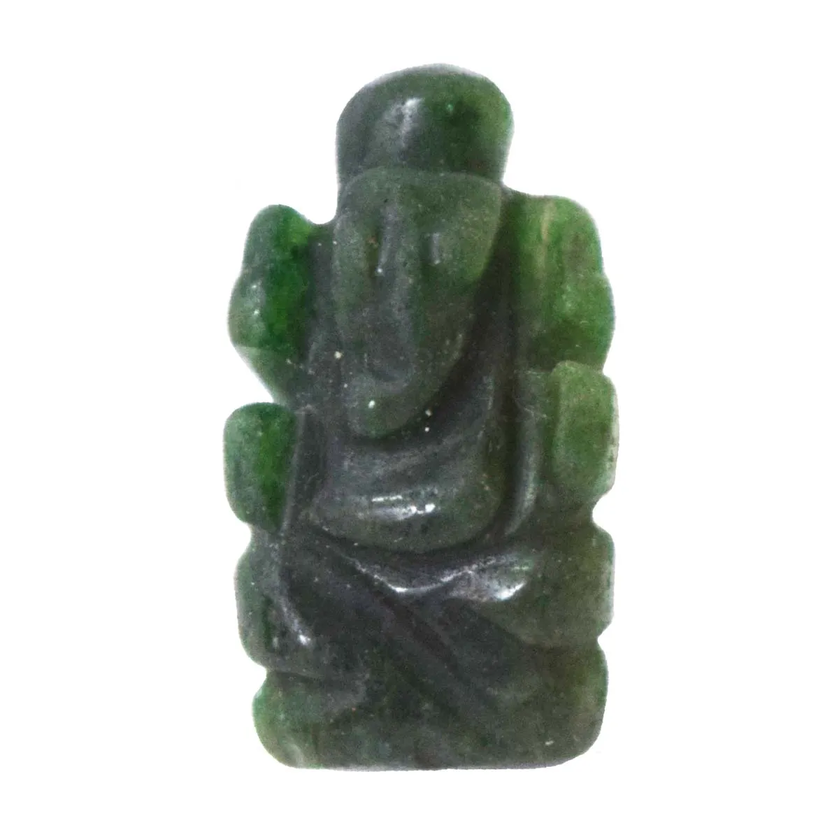 36.60 cts Lord Ganesh God Ganpati Ganesha Real Natural Jade Idol Murti (SGP63)