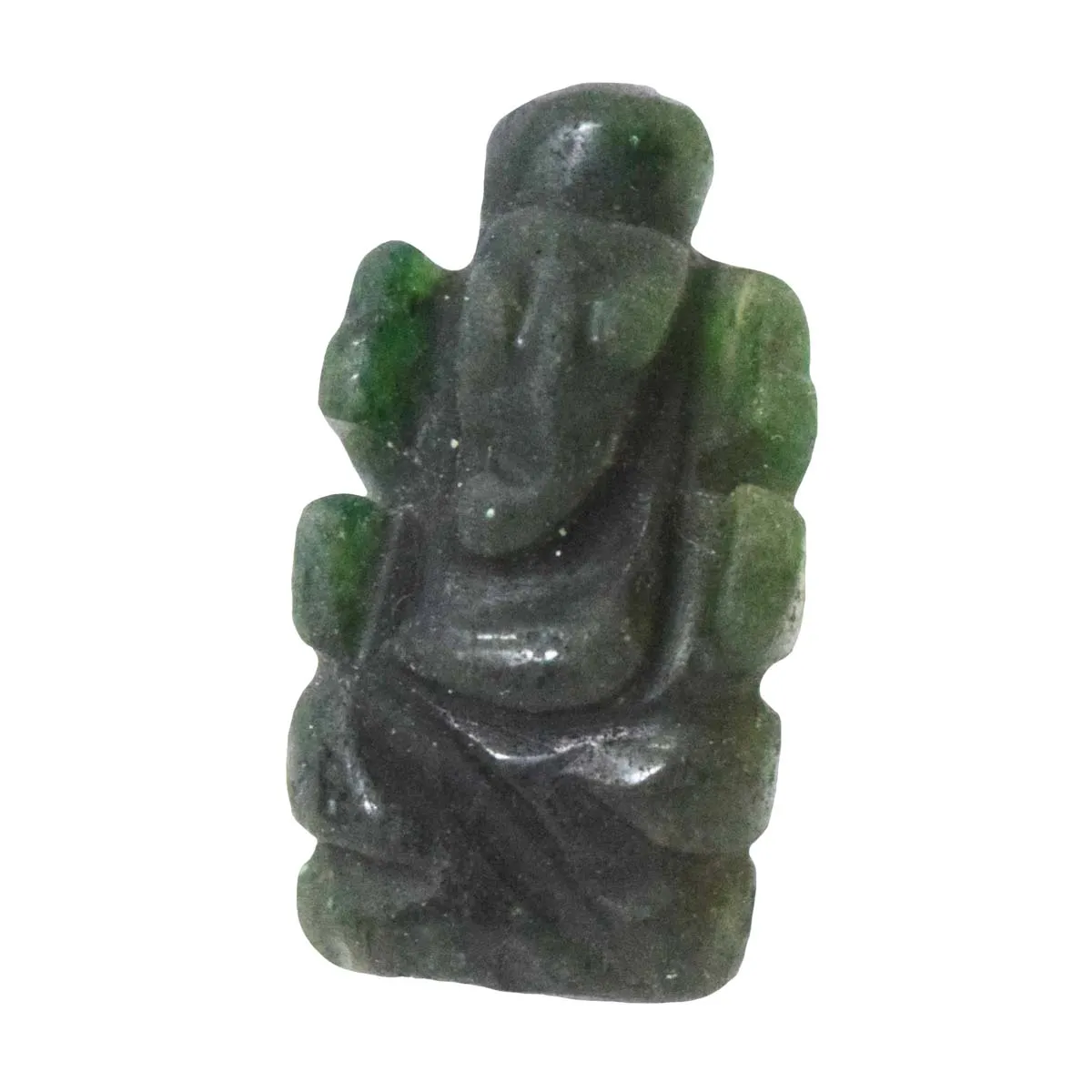 36.60 cts Lord Ganesh God Ganpati Ganesha Real Natural Jade Idol Murti (SGP63)