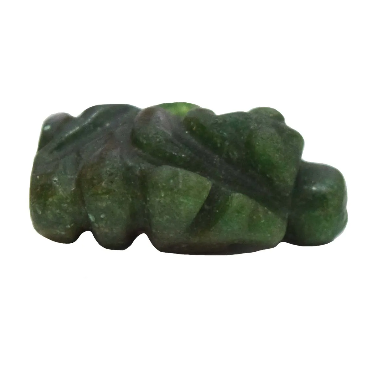 36.60 cts Lord Ganesh God Ganpati Ganesha Real Natural Jade Idol Murti (SGP63)