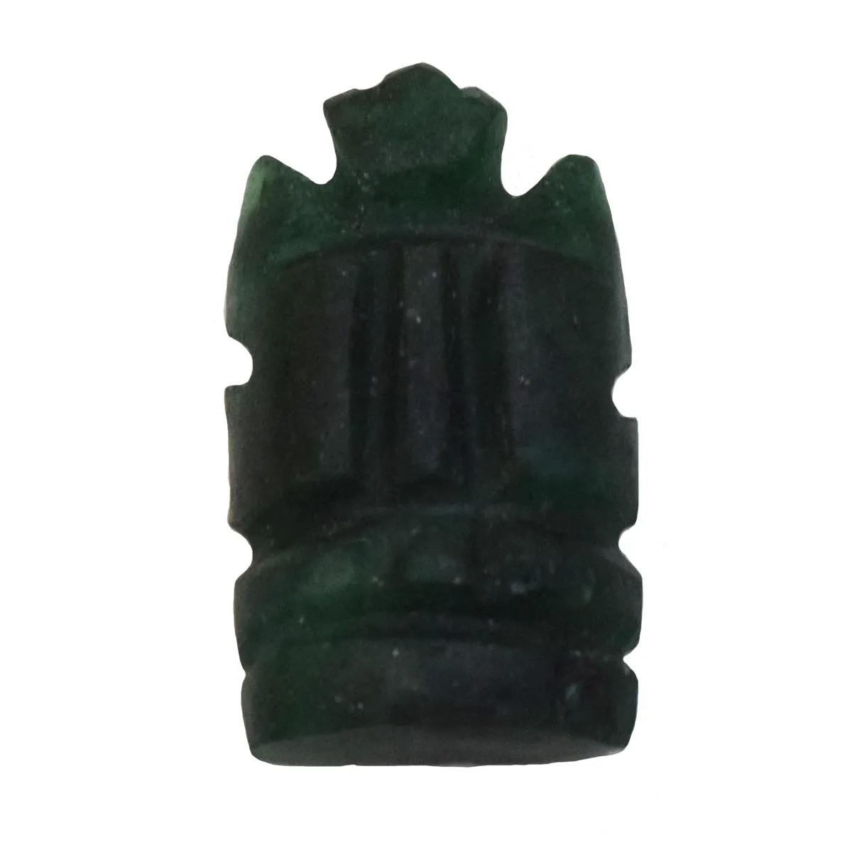 35 cts Lord Ganesh God Ganpati Ganesha Real Natural Emerald Idol Murti (SGP64)