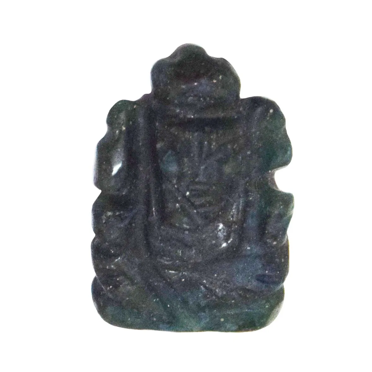 32.67 cts Lord Ganesh God Ganpati Ganesha Real Natural Jade Idol Murti (SGP65)