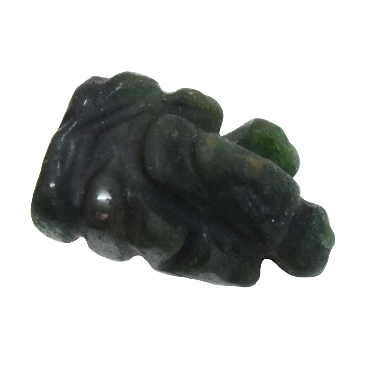 36.25 cts Lord Ganesh God Ganpati Ganesha Real Natural Emerald Idol Murti (SGP66)
