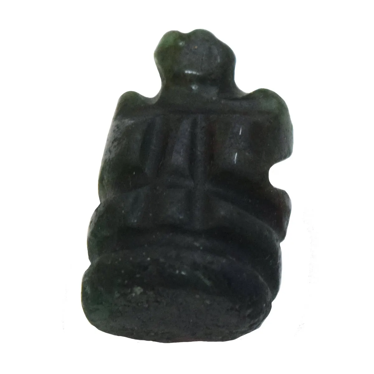 36.25 cts Lord Ganesh God Ganpati Ganesha Real Natural Emerald Idol Murti (SGP66)
