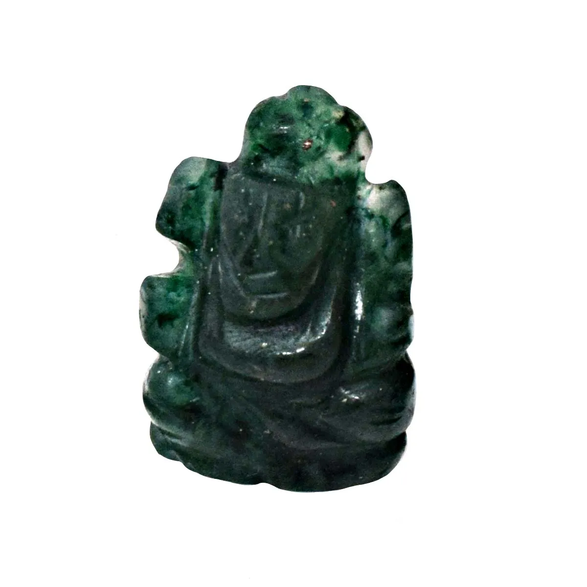 35.70 cts Lord Ganesh God Ganpati Ganesha Real Natural Jade Idol Murti (SGP67)