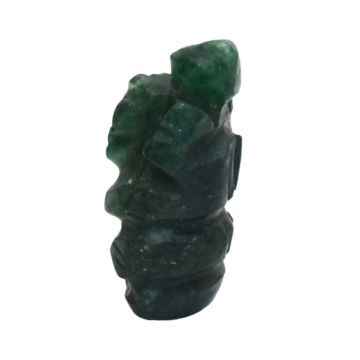 36.27 cts Lord Ganesh God Ganpati Ganesha Real Natural Jade Idol Murti (SGP68)