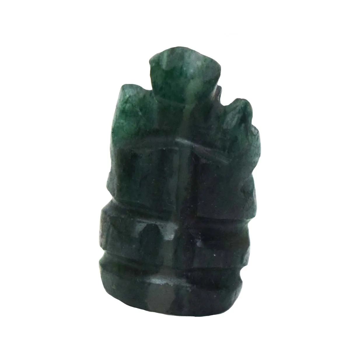 36.27 cts Lord Ganesh God Ganpati Ganesha Real Natural Jade Idol Murti (SGP68)