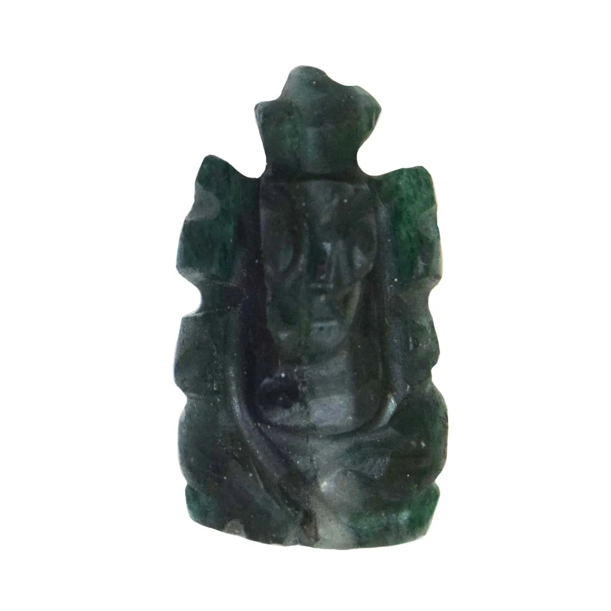 36.27 cts Lord Ganesh God Ganpati Ganesha Real Natural Jade Idol Murti (SGP68)