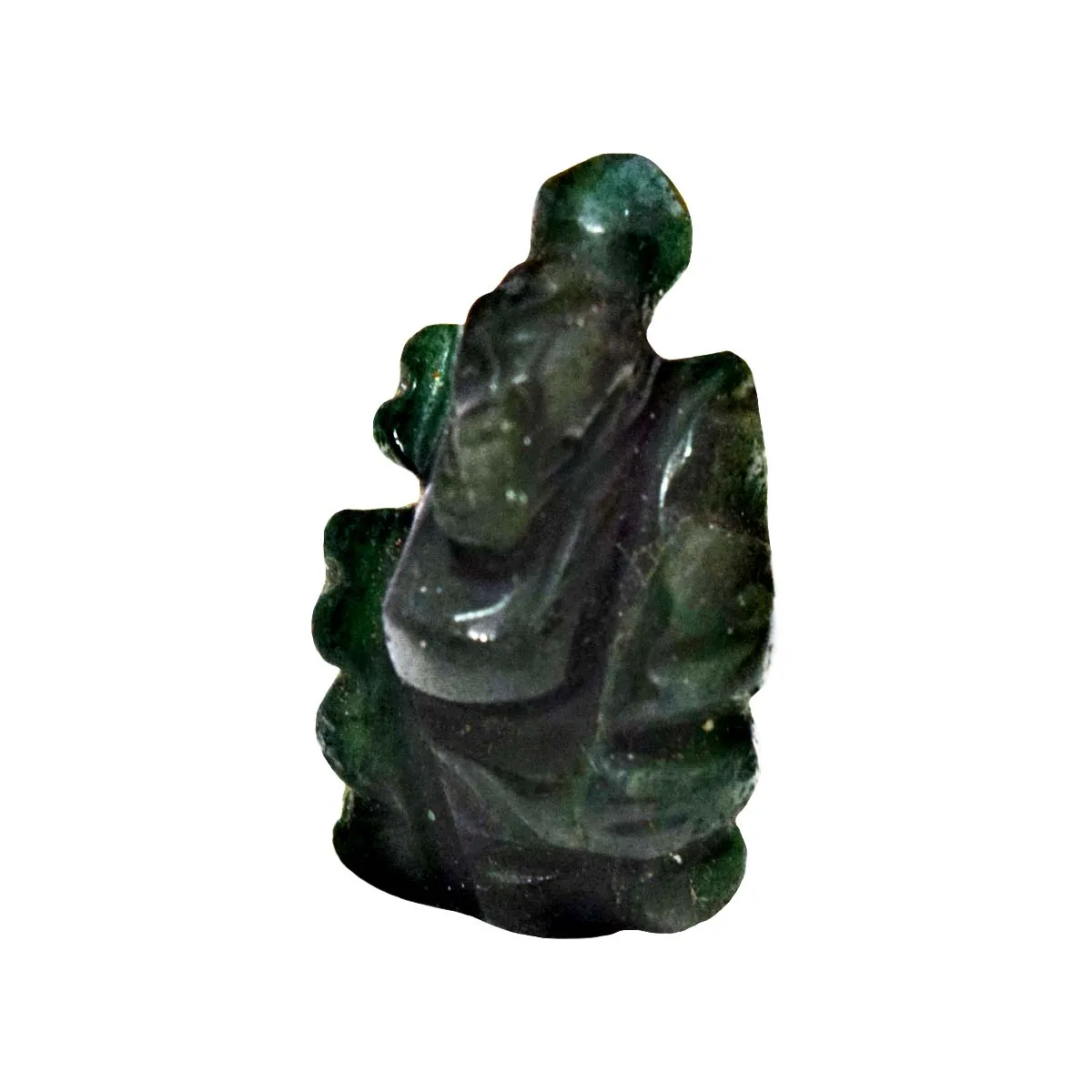 26.94 cts Lord Ganesh God Ganpati Ganesha Real Natural Jade Idol Murti (SGP72)