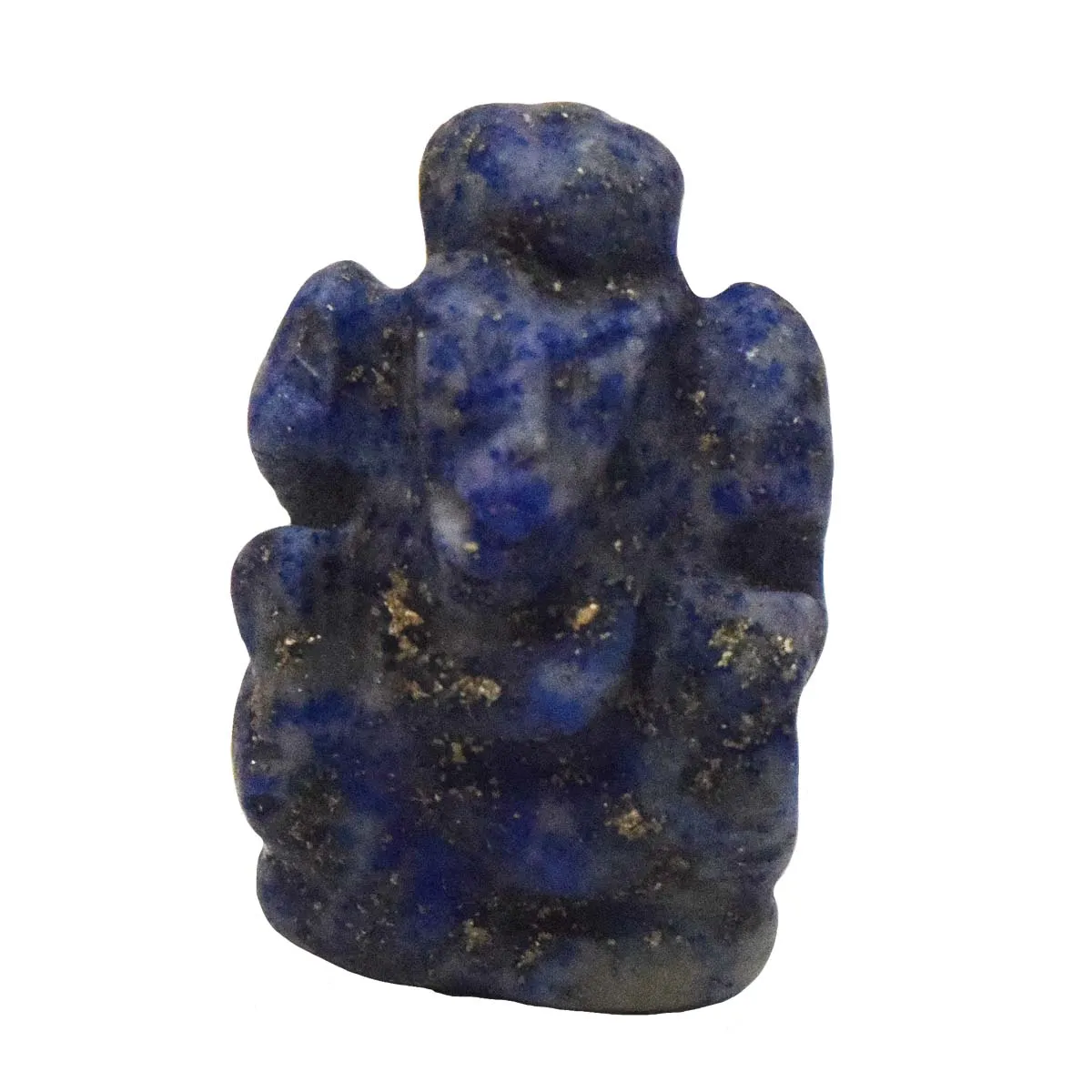 30.32 cts Lord Ganesh God Ganpati Ganesha Real Natural Blue Lapiz Idol Murti (SGP73)