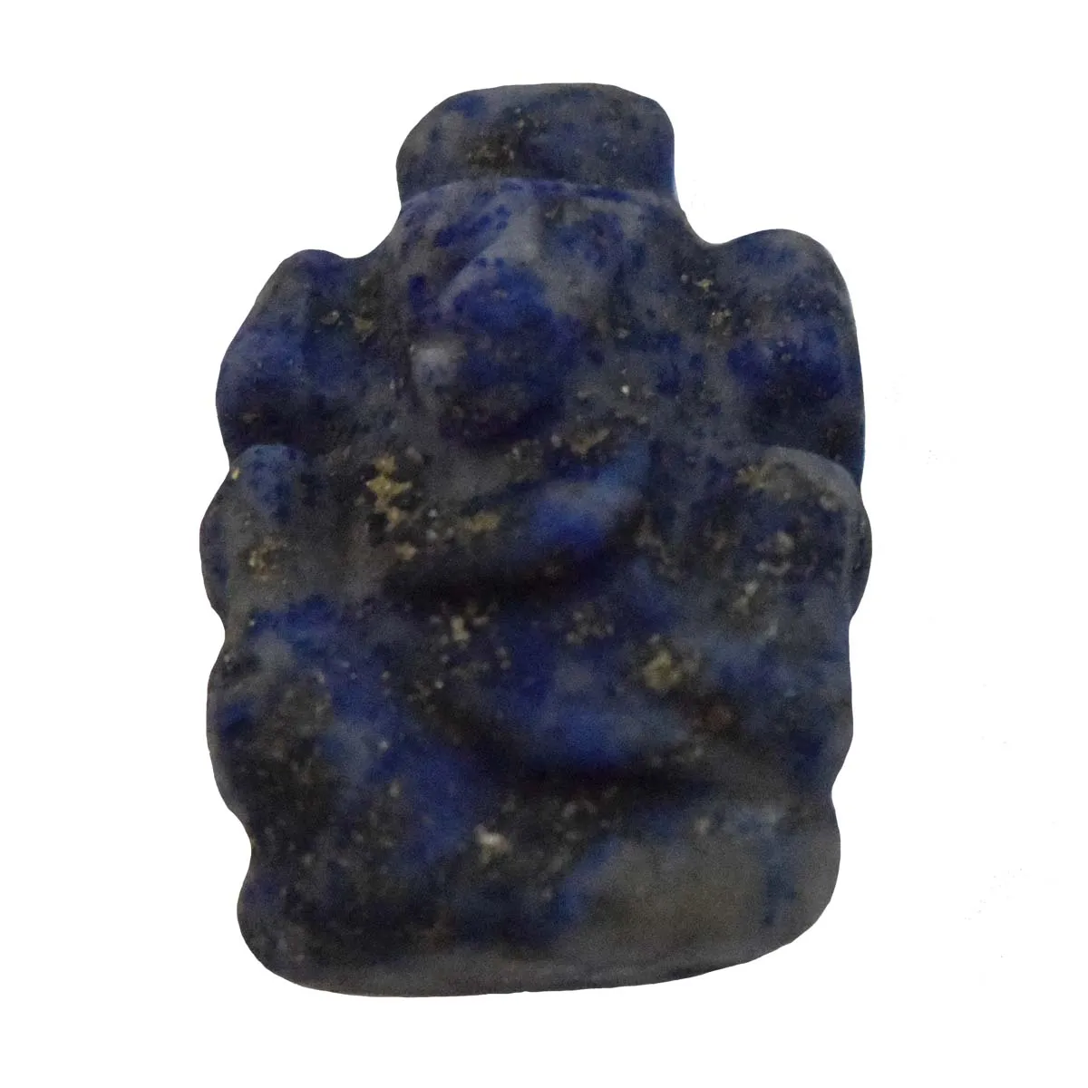 30.32 cts Lord Ganesh God Ganpati Ganesha Real Natural Blue Lapiz Idol Murti (SGP73)