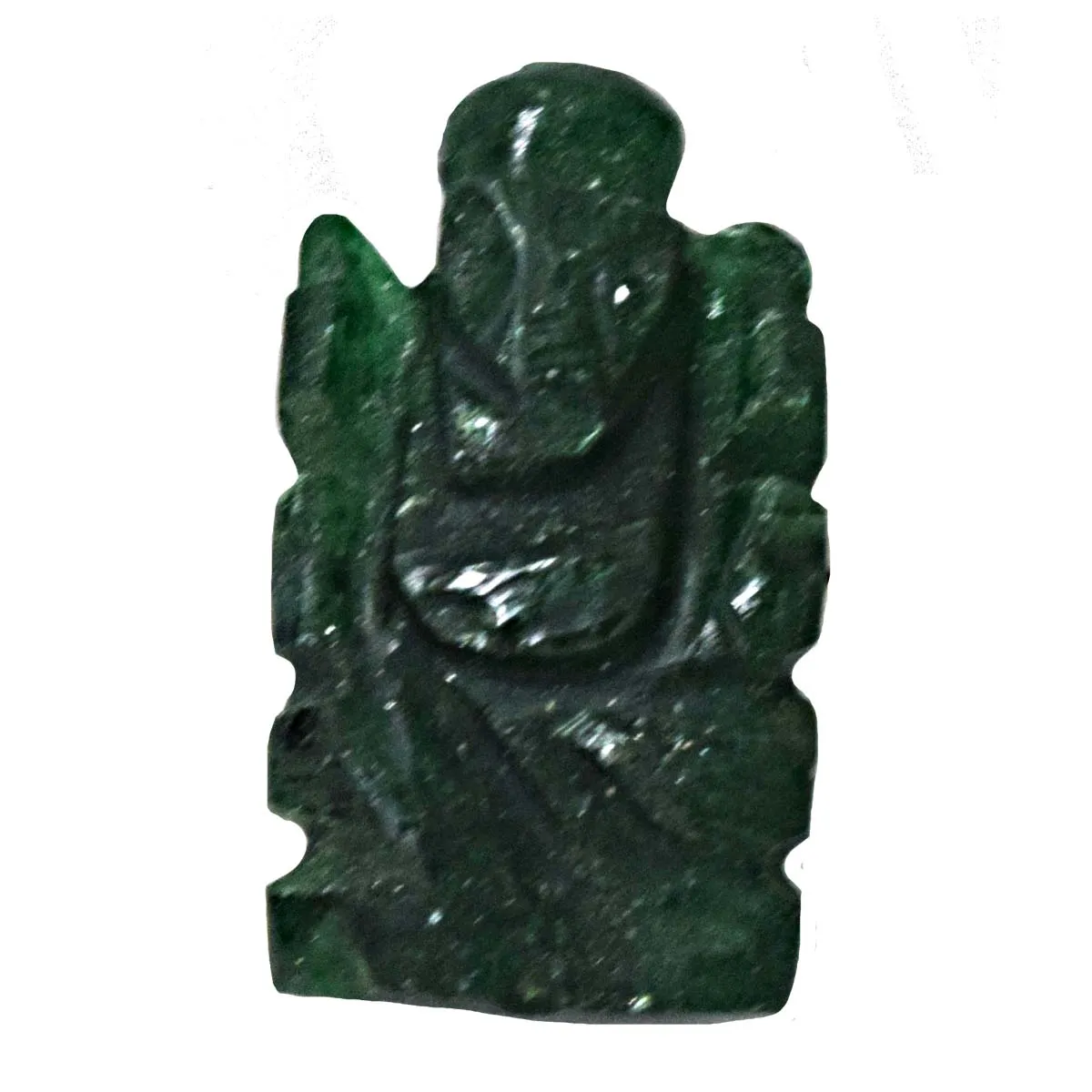 31.42 cts Lord Ganesh God Ganpati Ganesha Real Natural Jade Idol Murti (SGP78)