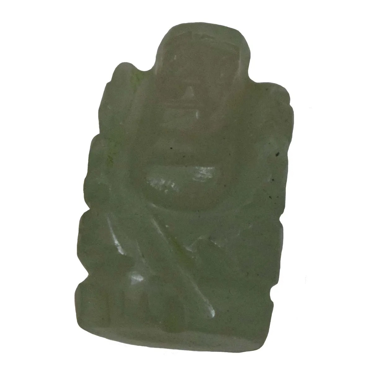 34.84 cts Lord Ganesh God Ganpati Ganesha Real Natural Jade Idol Murti (SGP86)