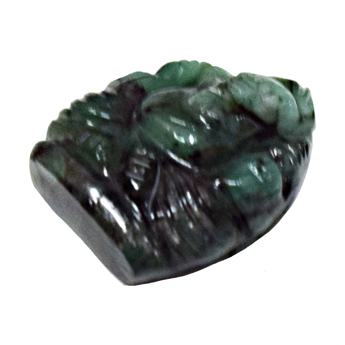 33.65 cts Lord Ganesh God Ganpati Ganesha Real Natural Emerald Idol Murti (SGP92)