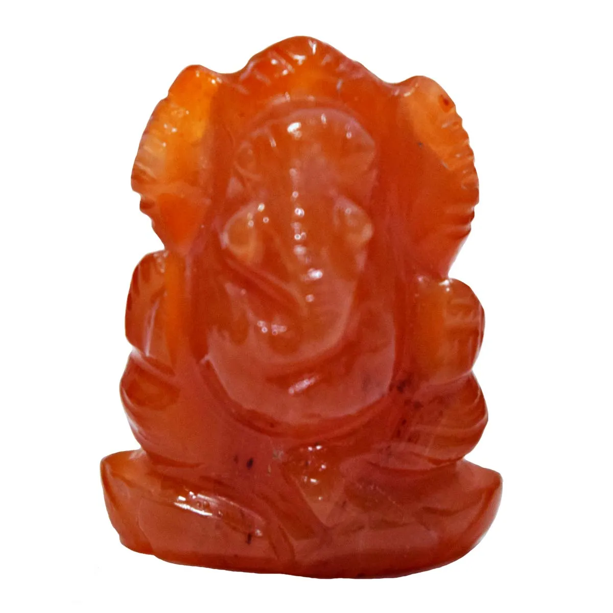 55.96 cts Lord Ganesh God Ganpati Ganesha Real Natural Corolin Idol Murti (SGP99)