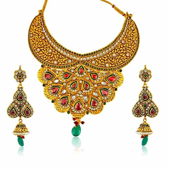 Peacock Design Jodha Akbar Set (SJK138)