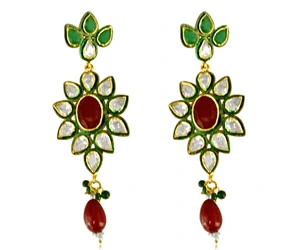 Floral Jodha Akbar Necklace Set (SJK141)