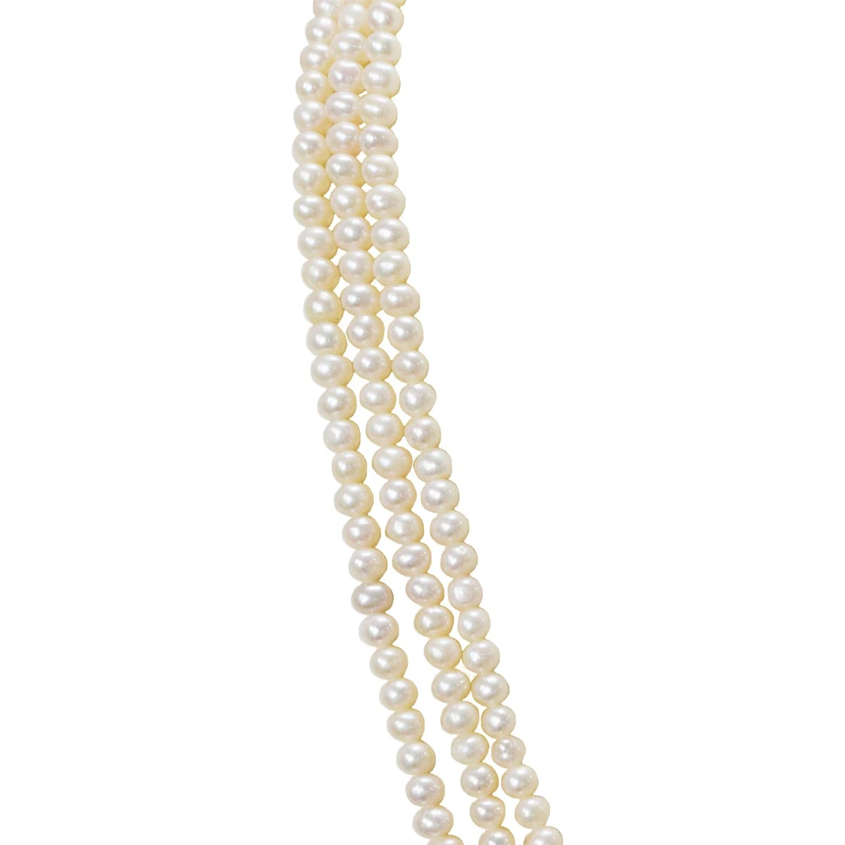 Pearl Panache: Triple-Layer Freshwater Pearl Necklace (SN1006)