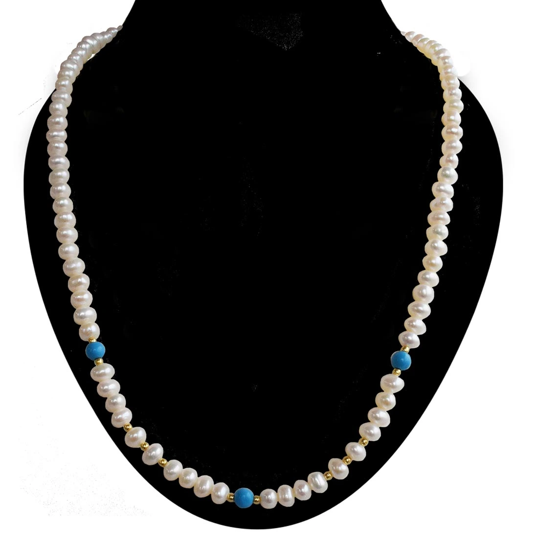 Discover Timeless Elegance with Our Single Line Freshwater Pearl Necklace (SN1022)