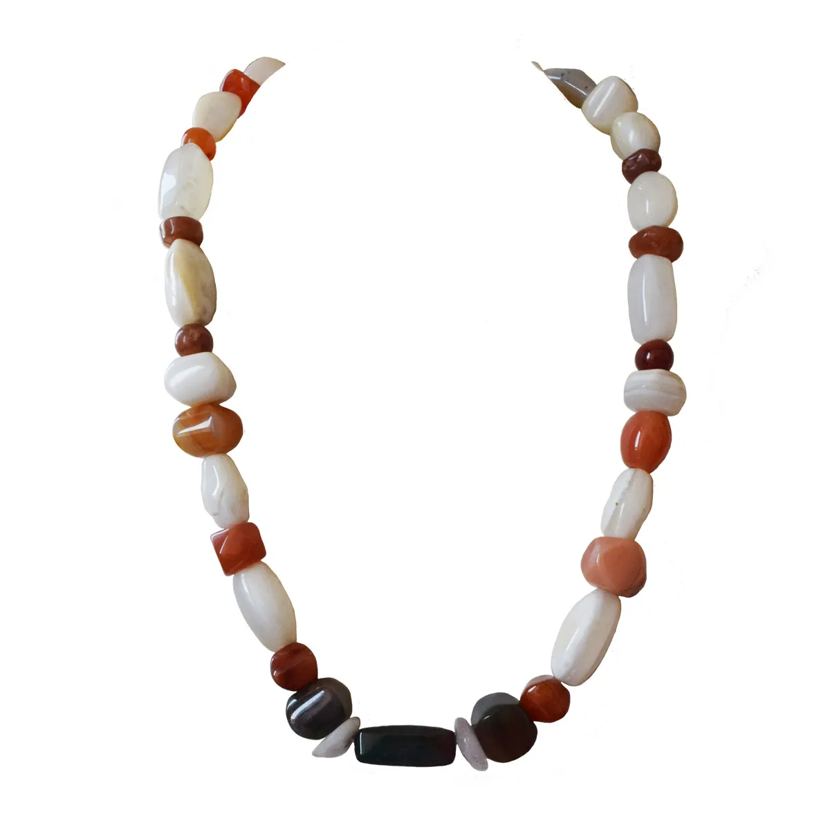 Colourful Agate Stone Single Line Necklace for Women (SN1060)