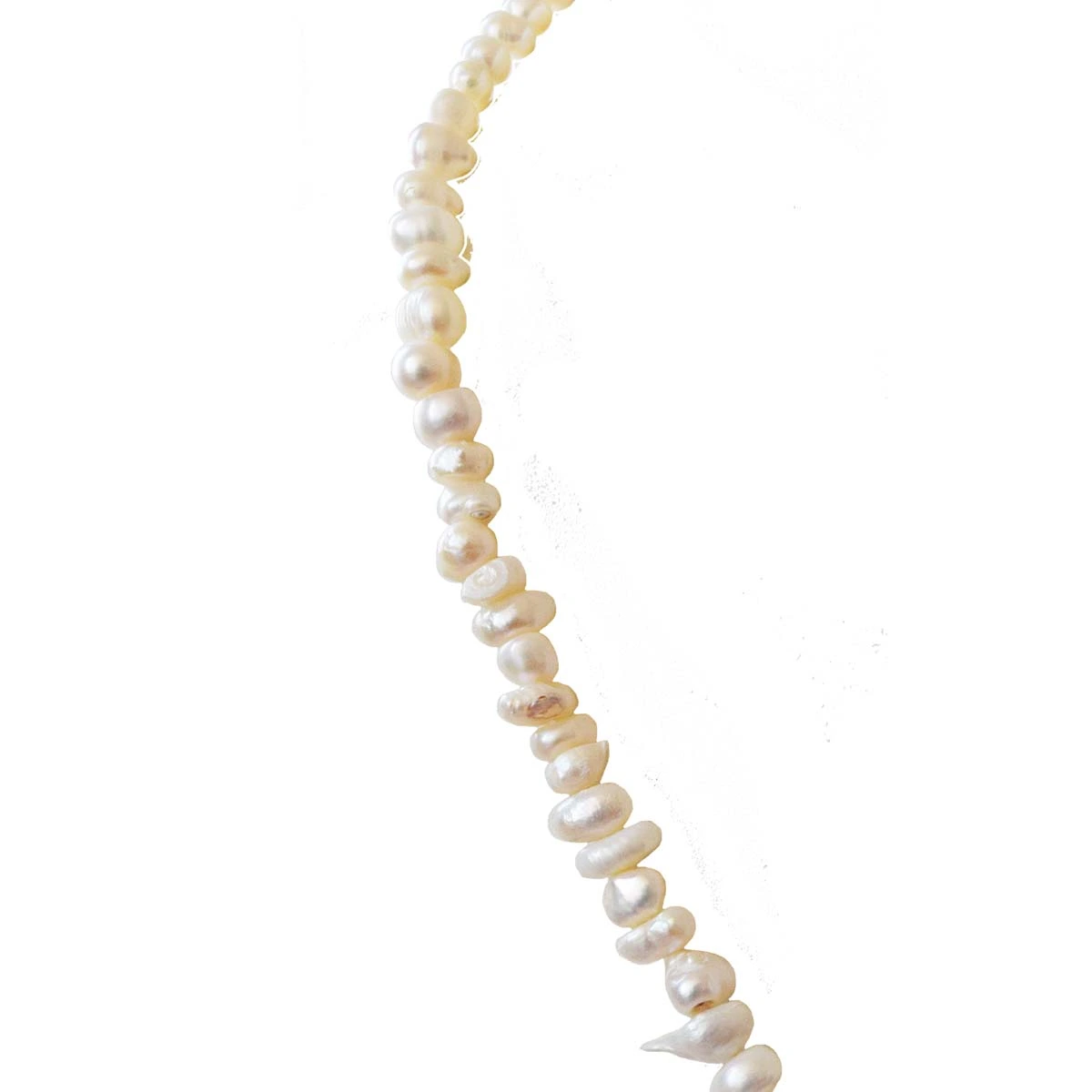 Colourful Agate Stone & Real Pearl Single Line Necklace for Women (SN1062)