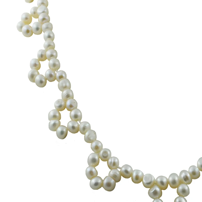 Real Freshwater Pearl Necklace for Women (SN1069)