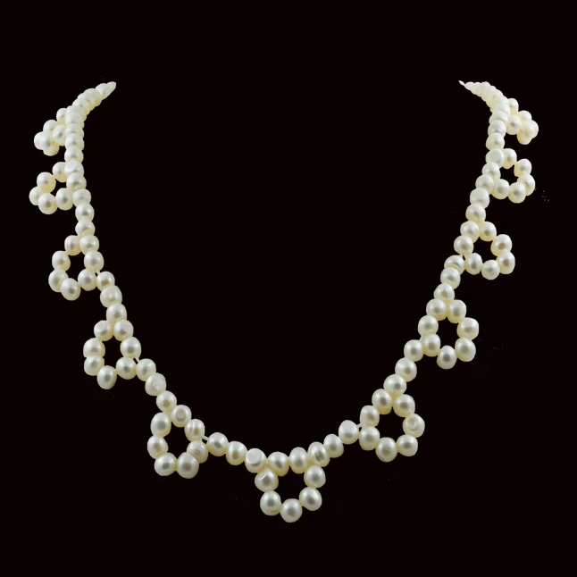 Real Freshwater Pearl Necklace for Women (SN1069)