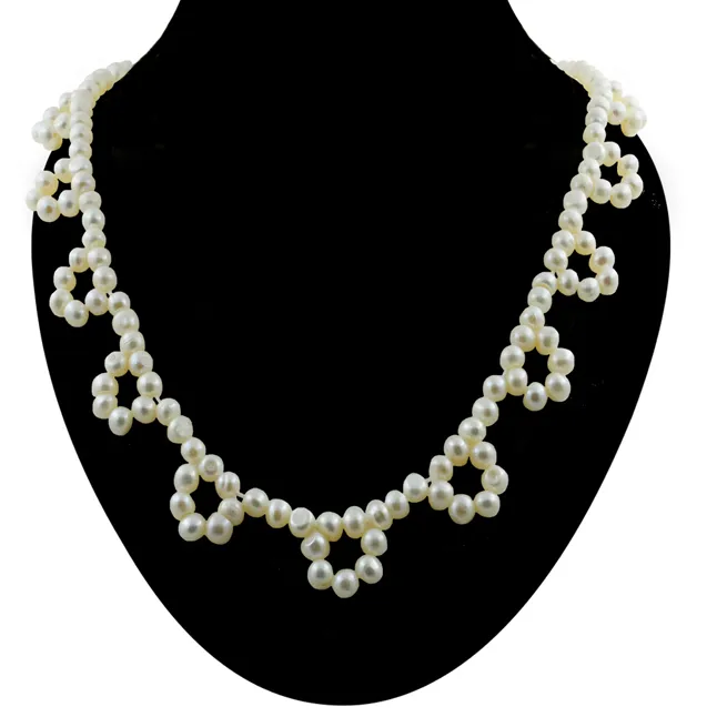 Real Freshwater Pearl Necklace for Women (SN1069)