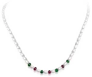 SN -441 Colors Of Love -Precious Stone Necklace