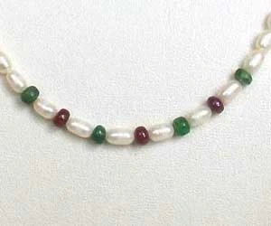 SN -441 Colors Of Love -Precious Stone Necklace