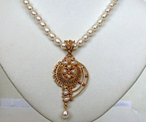 Real Freshwater Pearl Necklace -Single Line