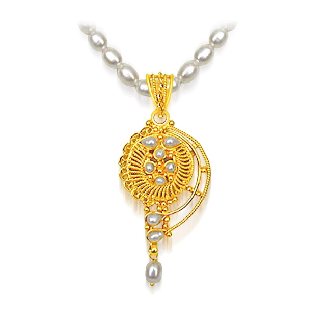 Real Freshwater Pearl Necklace -Single Line