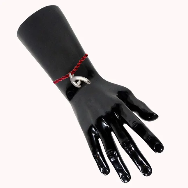 Glimpses Of Love Sterling Silver Rakhi for Brothers (SNSR19)