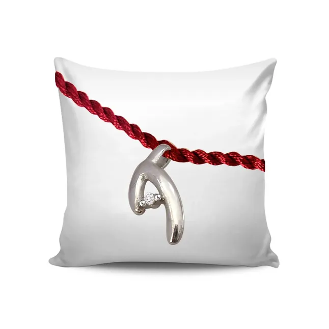 Glimpses Of Love Sterling Silver Rakhi for Brothers (SNSR19)