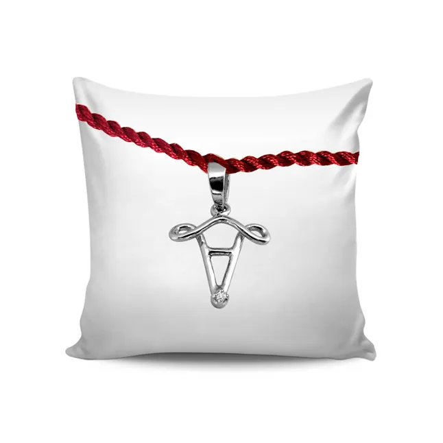 Eye Catchers Sterling Silver Rakhi for Brothers (SNSR22)