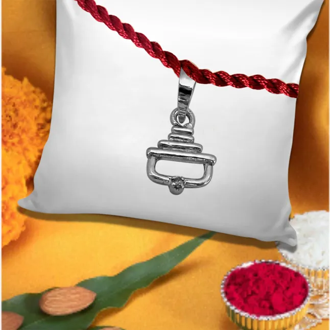 Temple Beauty Sterling Silver Rakhi for Brothers (SNSR29)