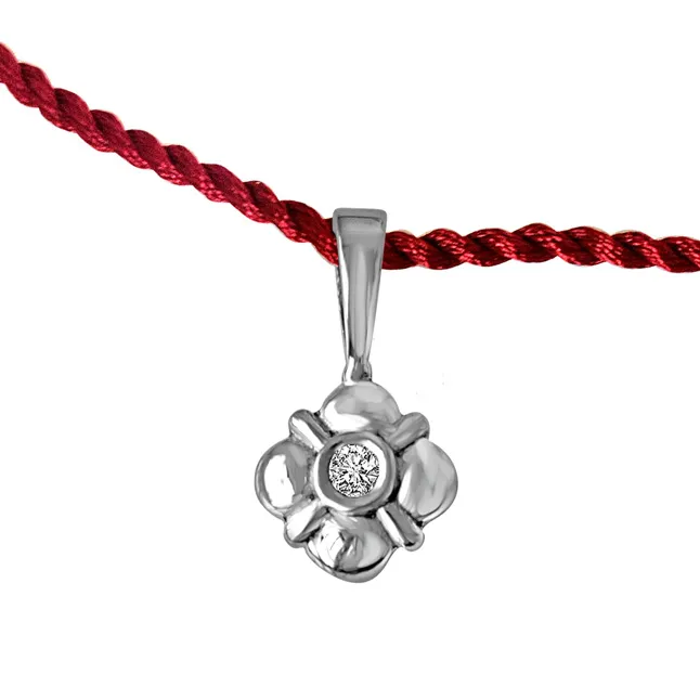 Nature's Beauty Sterling Silver Rakhi for Brothers (SNSR31)