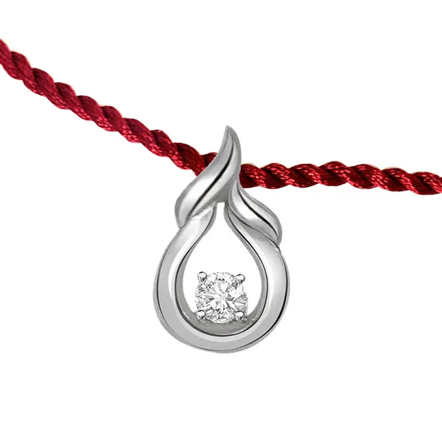 Happiness Is On Sterling Silver Rakhi for Brothers (SNSR34)