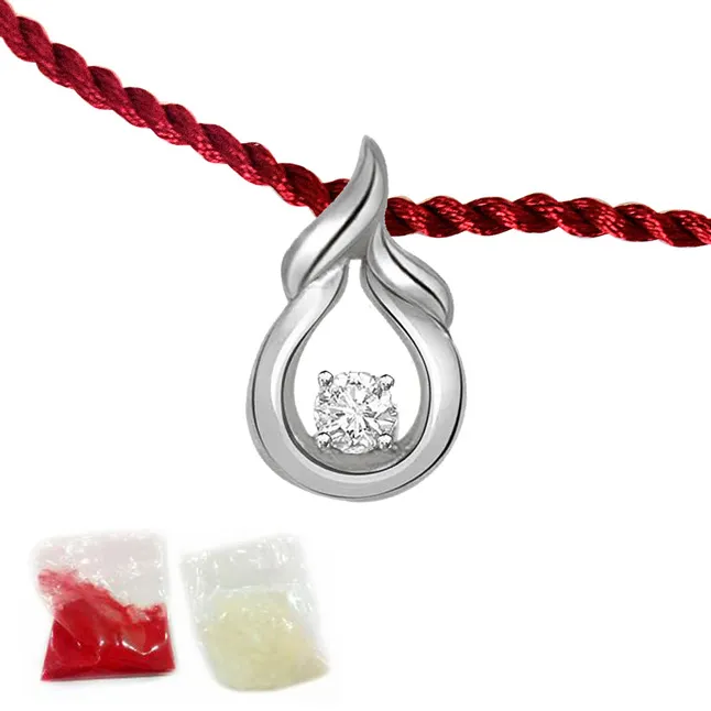 Radiant Joy Diamond Rakhi (SNSR34)