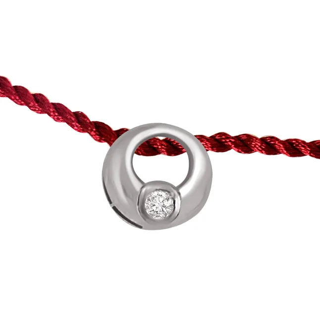 Silver Moon Sterling Silver Rakhi for Brothers (SNSR38)