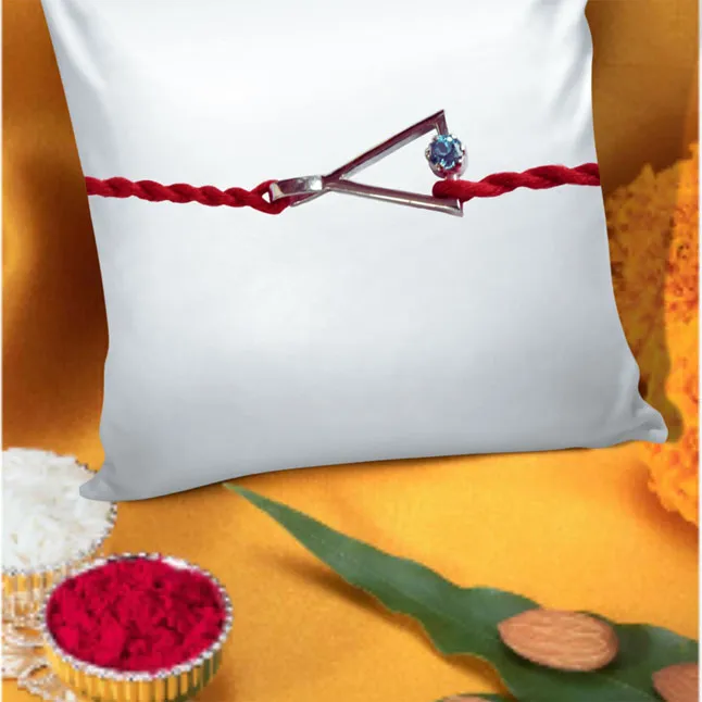 Eternal Bond Blue Topaz Rakhi (SNSR62)
