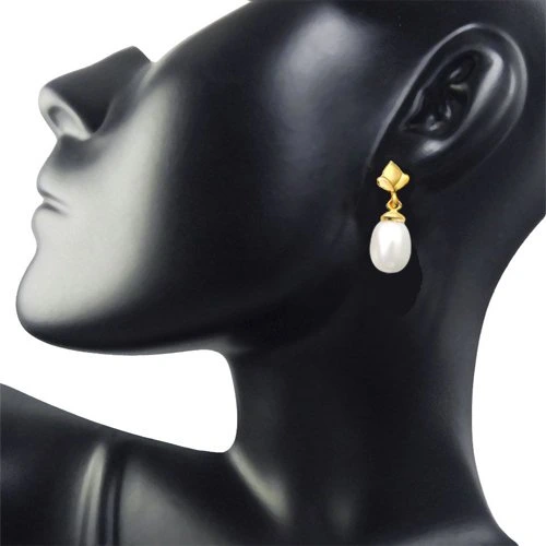 Pearly Flower Earrings (SP384ER)