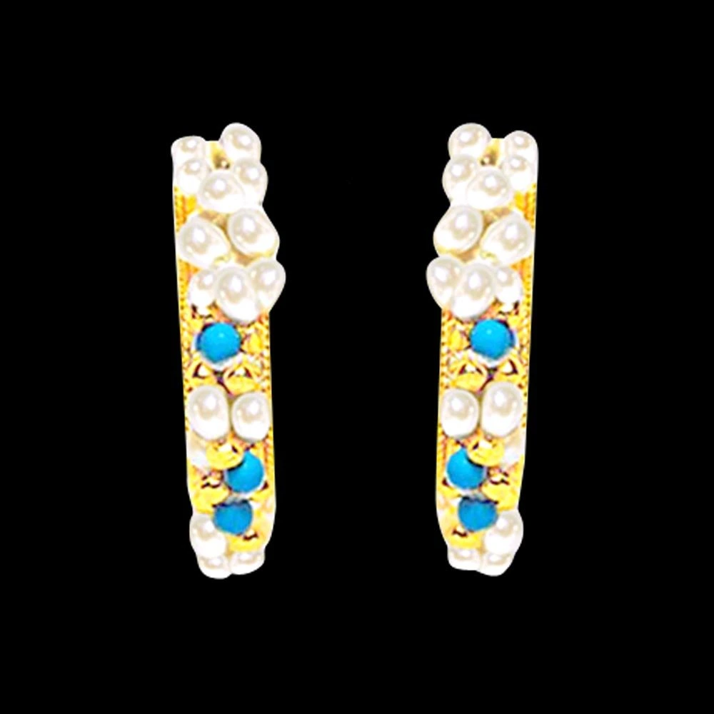 Celestial Whisper: The Rice Pearl & Turquoise Elegance Set (SP99)