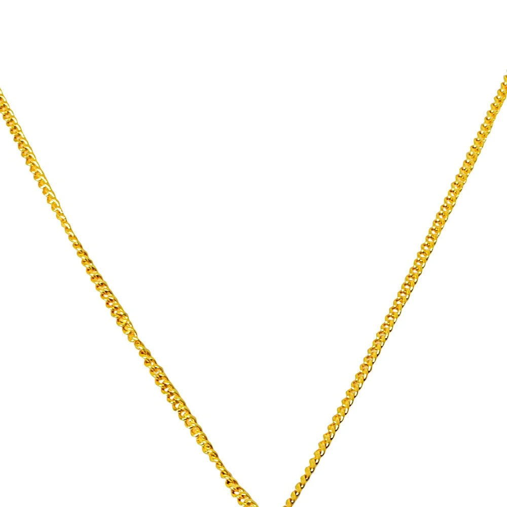 6.50ct Real Natural Freshwater Pearl Pendants with Gold Plated Chain
