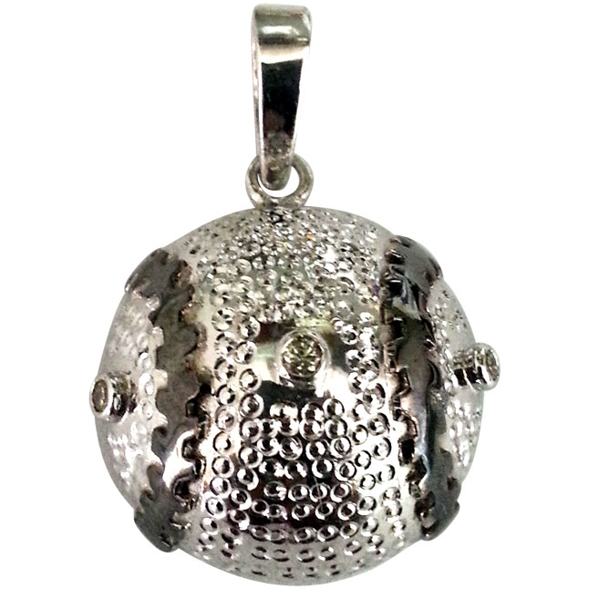 Diamond & Silver Baseball Pendants -Sport Collection