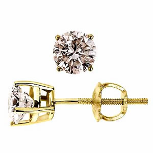 Lovely lass Diamond Earrings -Solitaire Earrings